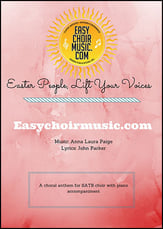 Easter People Raise Your Voices! SATB choral sheet music cover
